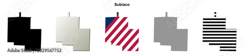 Photos Subiaco (Arkansas) blank outline map
