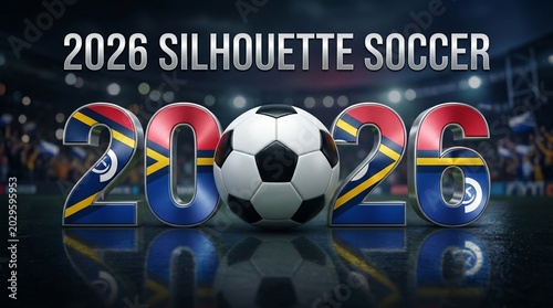 2026 silhouette soccer championship graphic