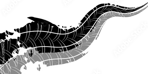 Foto Tire track