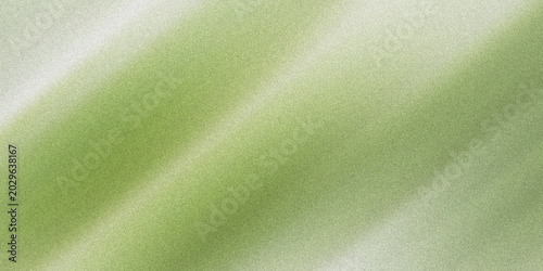 Schilderij op canvas Abstract wavy green background with subtle grain effect and soft light creating diagonal lines and soothing gradients