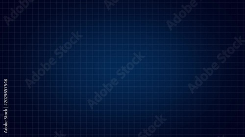 Dark blue technology grid background with soft gradient. Digital grid symbol for data center mainframe hardware database layout. Digital grid animation for corporate scifi monitor.