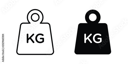Weight icon symbol Isolated. Vector Illustration.