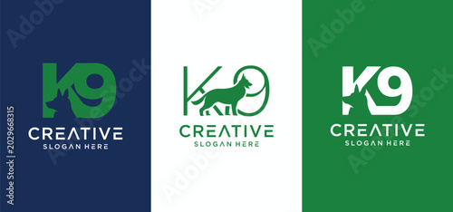 Foto Professional K9 Security Dog Logo