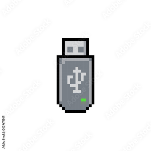 Pixel art usb flash drive