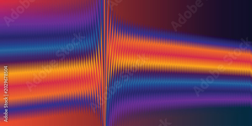 Foto Vibrant colorful abstract background with gradient lines and beams of light  ene