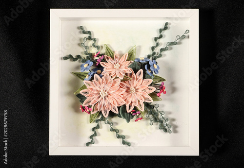 colorful flowers made of paper