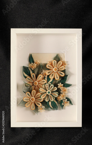 colorful flowers made of paper