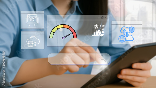 Fotografie Business leaders are automating their businesses and adopting digital technology