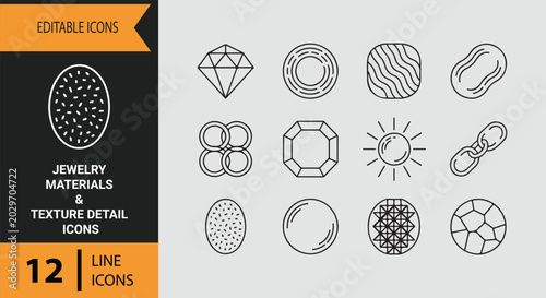 Jewelry Material Texture Detail Collection for Premium Luxury Fashion Branding Concepts