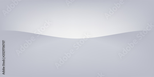 White grey studio room. Limbo light background. Abstract 3d gradient backdrop for product presentation. Minimal wall scene spotlight. Showcase, promotion display.
