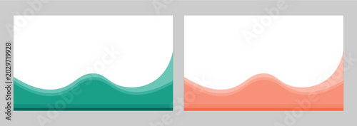 abstract color wavy background Vector illustration for your graphic design.