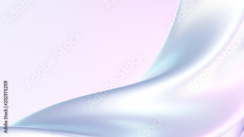 Abstract wave loop animation. 3D rendered background, Minimal flowing, fluid, twisted shapes. White Elegant Background. live wallpaper and animated footage