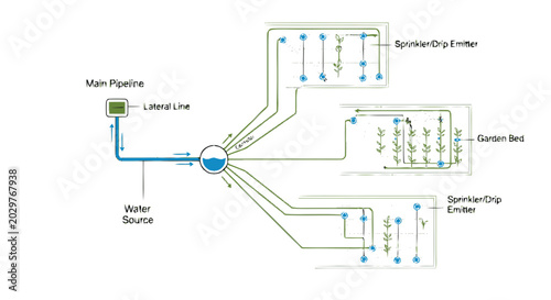 Circuit board with wires and components.