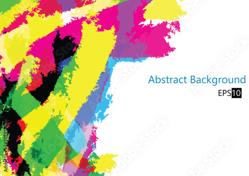 Abstract vector splatter color background design. illustration vector design.