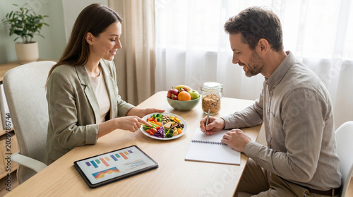 Dietitian consultation about gut microbiome and personalized eating