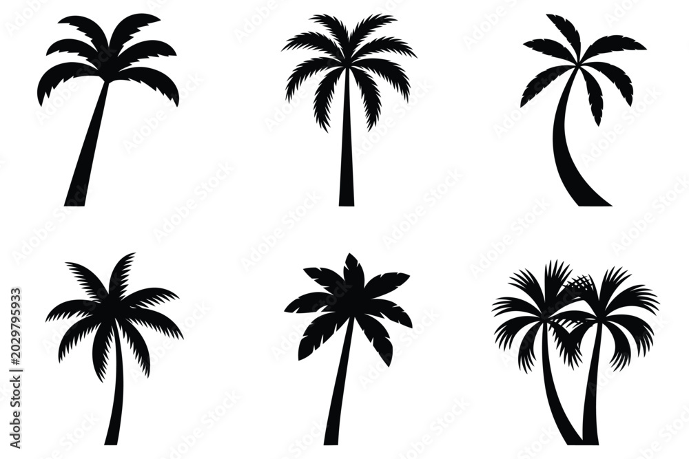 Naklejka premium Eco energy icon set with black vector silhouettes of electric car solar panel wind turbine recycling plug and green sprout