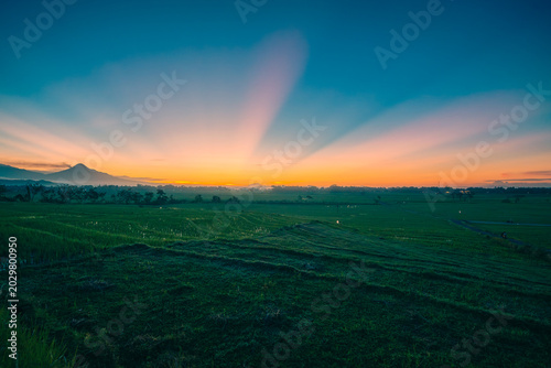 Sunrise over the river