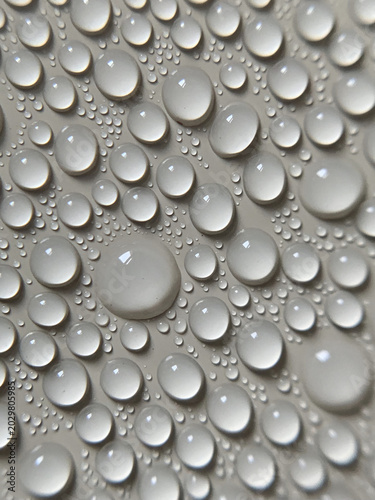 Water Droplets Close-Up