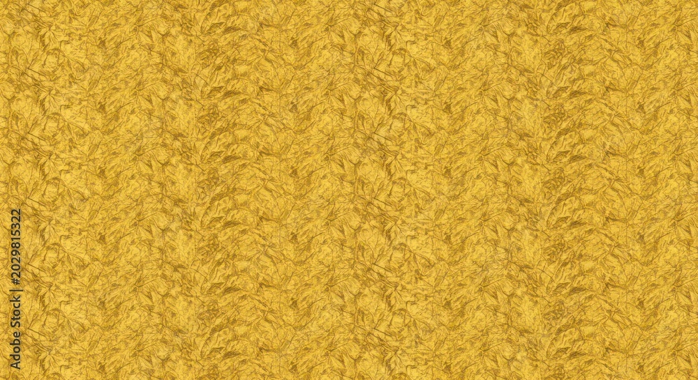Fototapeta premium Yellow textured paper background with fine patterns