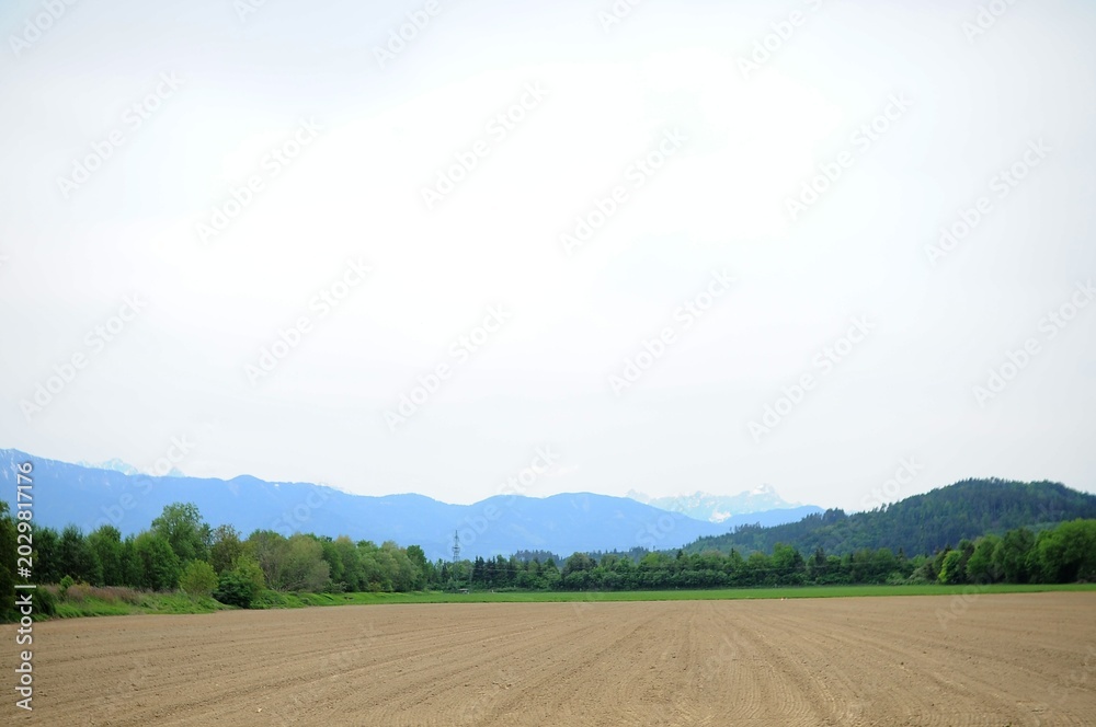 Fototapeta premium Austrian mountain road