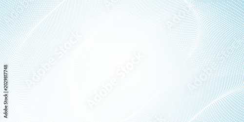 Bright texture background with abstract blue white dot wave pattern.vector eps10