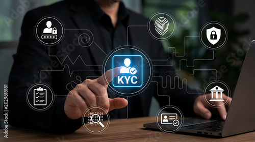 KYC Customer Verification Digital Compliance Identity Authentication Security