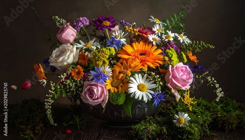 Vibrant floral arrangement