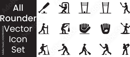 Valokuva Athletics Tournament, Baseball Game Elements, and Player Figure Collection