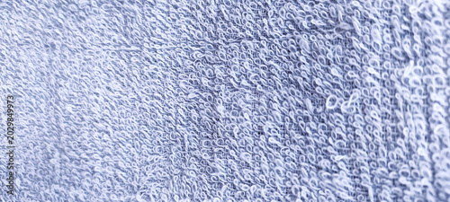 Obraz na płótnie Close up of soft cotton terry cloth towel texture