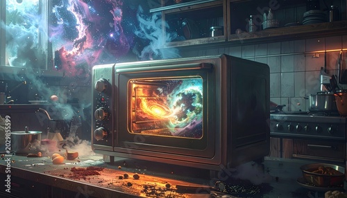 Toaster Oven Bakes Cosmic Portal