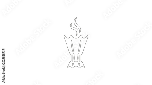 Incense Burner with Smoke