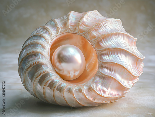 A Smooth Pearl Resting Within Its Protective Shell, Representing Parental Warmth