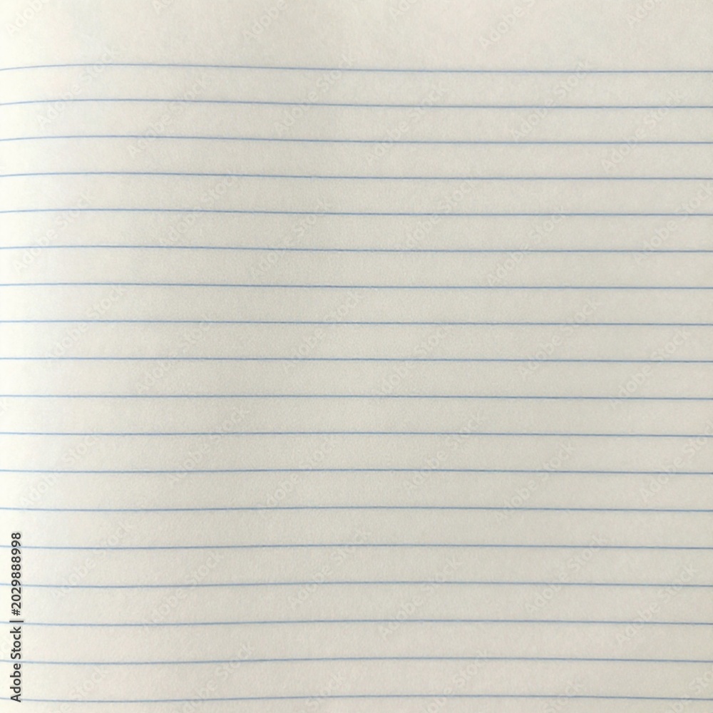 Obraz premium Clean Lined Notebook Paper Texture