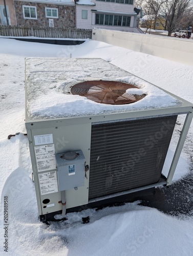 commercial mechanical heating cooling roof unit