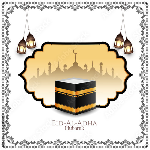 Eid Al adha mubarak festival celebration decorative religious background