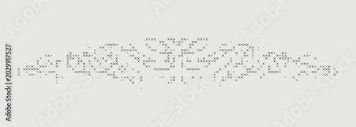Vector design element of classic baroque ornaments with elegant scrollwork, medieval details.