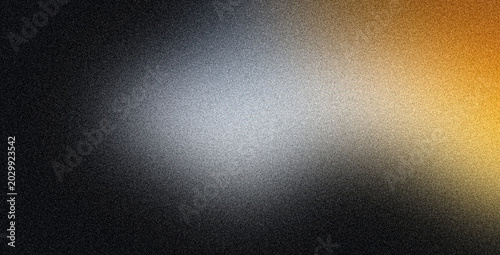 Abstract grainy background, orange yellow grey black noise texture glowing color gradient, web banner backdrop, header, wallpaper, poster design