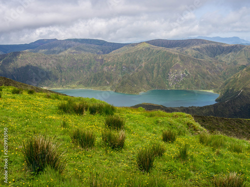 Walking on Sao Miguel biggest island of Azores