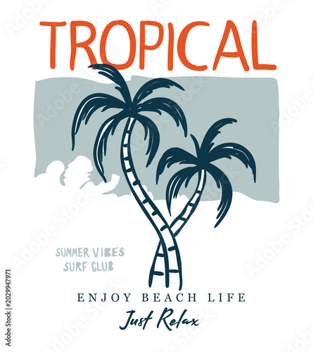 Photography Hand drawn beach vibes t-shirt design