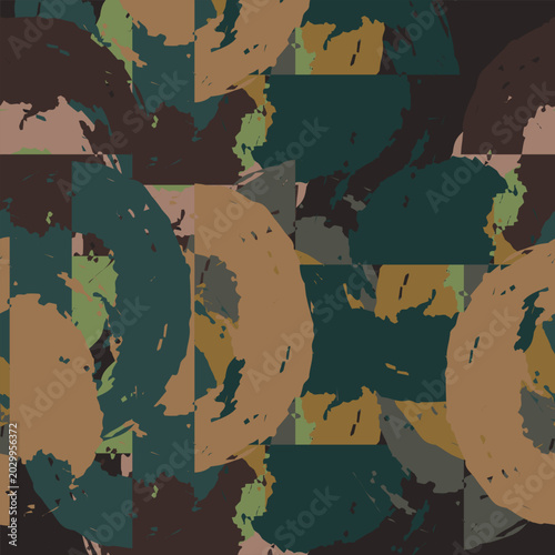 Abstract texture background in natural earthy color palette, wallpaper and textile design, vector, seamless pattern