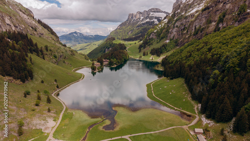 Beautiful Destination for Hiking and Outdoor Recreation in the Heart of Swiss Alps.