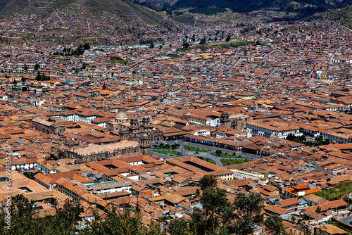 A view of the city centre of Cusco in Peru

