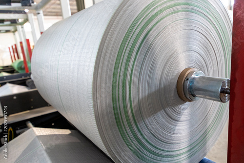 Industrial production of nylon fibers for sack manufacturing