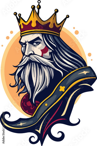 Chess king horse silhouette on white background