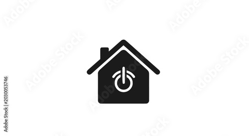 Smart Home Automation Control Icon.