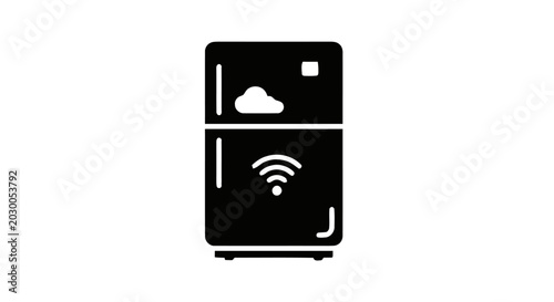 Smart Refrigerator with WiFi Connectivity.