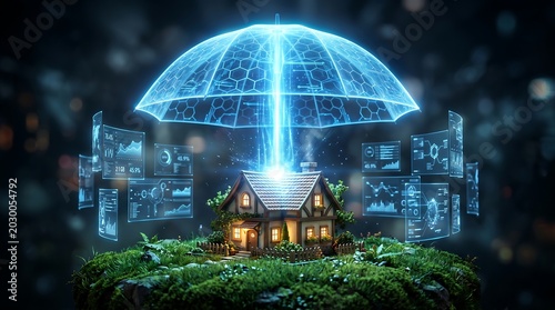 Smart Home Security and Digital Protection for real estate investments, safeguarding property assets with advanced technology solutions.