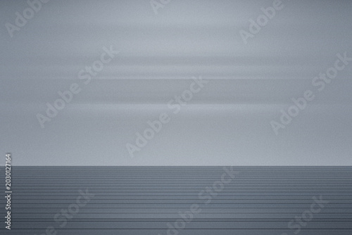 Abstract grey background with horizontal lines and grainy texture
