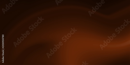 Schilderij op canvas A smooth and flowing dark chocolate liquid swirl creates a rich brown texture wi
