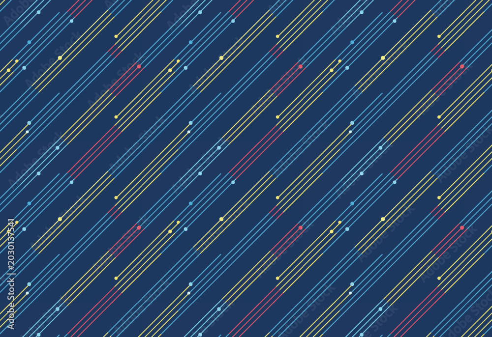 Fototapeta premium Modern Neon Diagonal Line Pattern Background